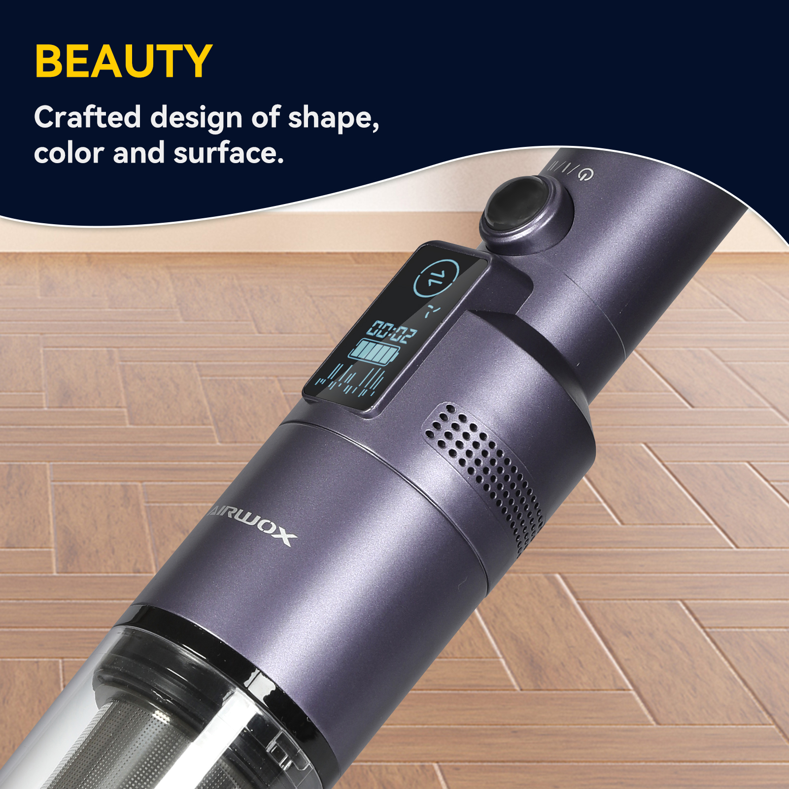 Airwox Handheld Vacuum Cordless Car Vacuum With 12000pa Suction Portable Hand Held Vacuum For 6867